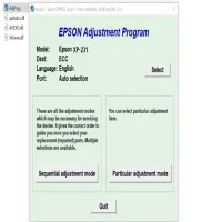 Epson Expression XP-231 Resetter