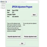 Epson Expression Home XP-203 Resetter