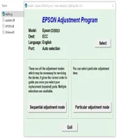 Epson Stylus CX3810 Adjustment Program