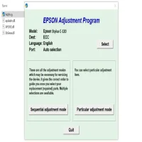 Epson Stylus C120 Adjustment Program