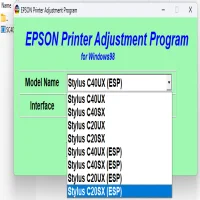 Epson Stylus C40UX Adjustment Program